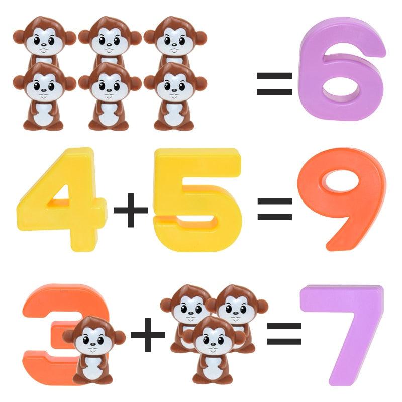 Monkey Balance Math Learning Kit - HelloKidology